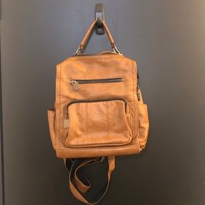 Brown backpack